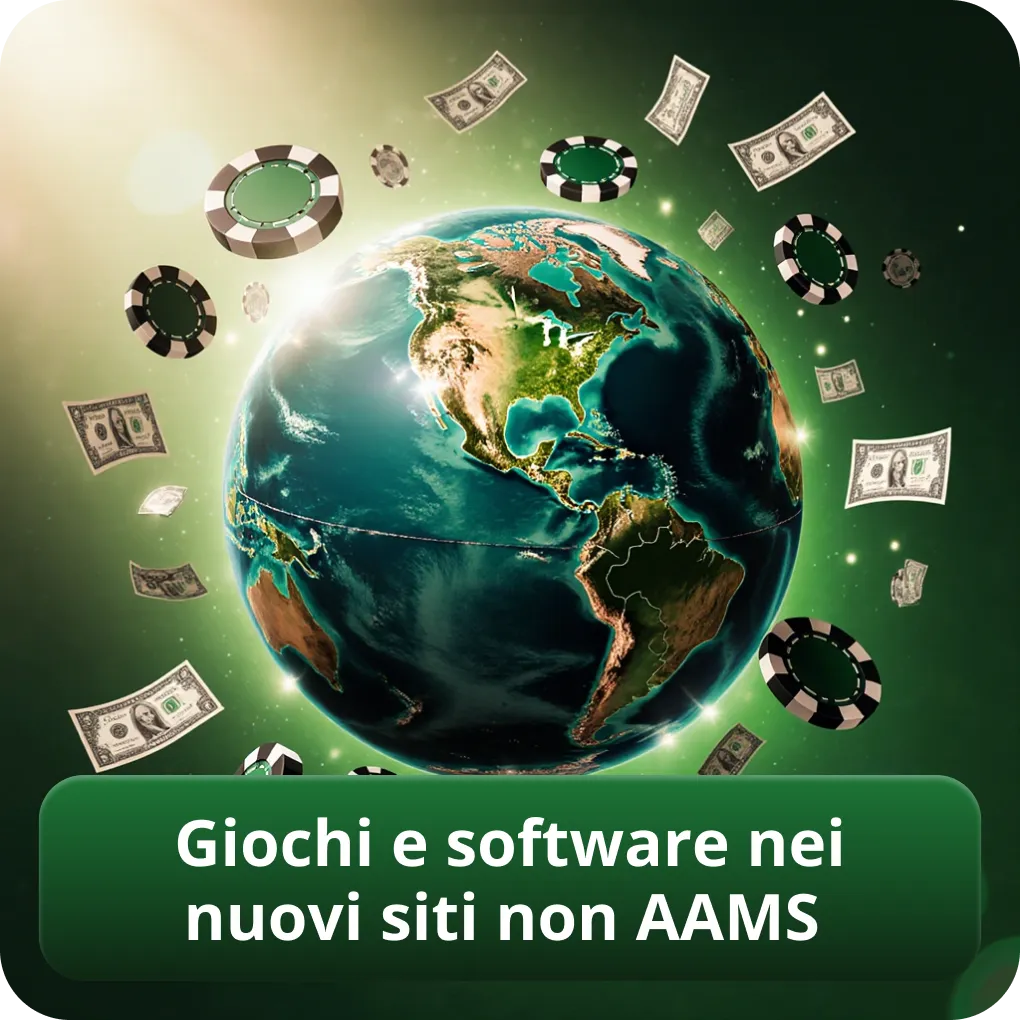 Giochi e software nei nuovi siti non AAMS