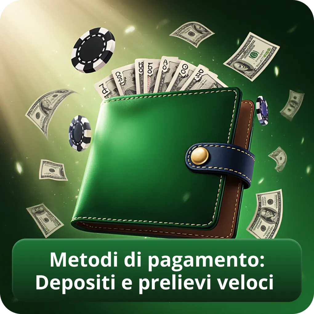 Metodi di pagamento: Depositi e prelievi veloci