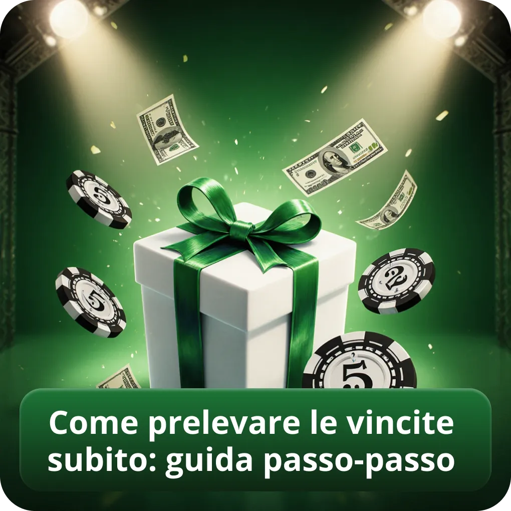 Come prelevare le vincite subito: guida passo-passo